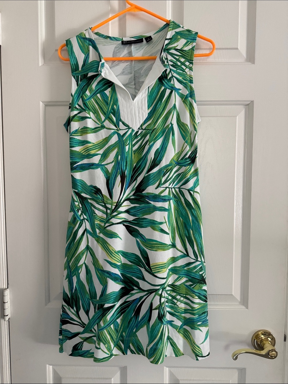 NY&C Palm Dress with pockets Size S